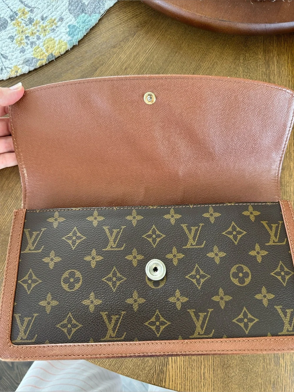 Vintage Louis Vuitton Clutch - Monogram Pochette Dame GM Clutch Bag - Dec 1992